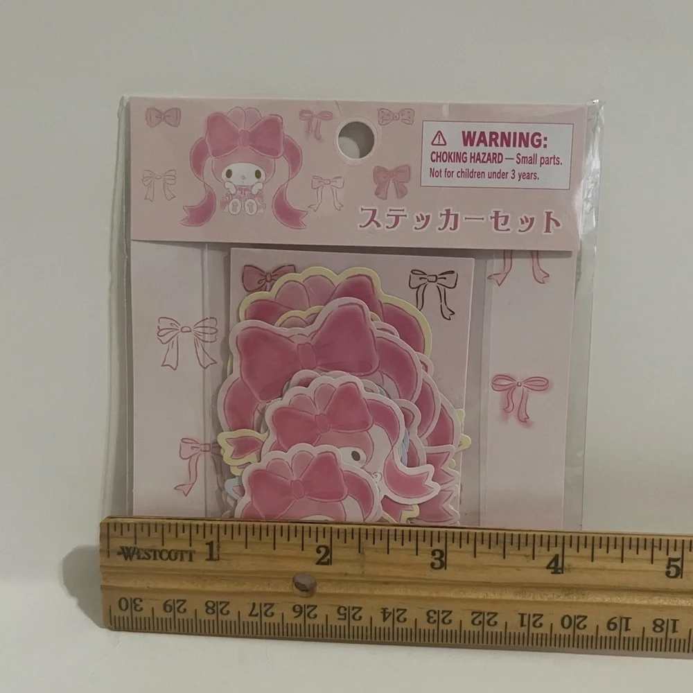 My Melody Long Ribbon Princess 50th Anniversary Stickers